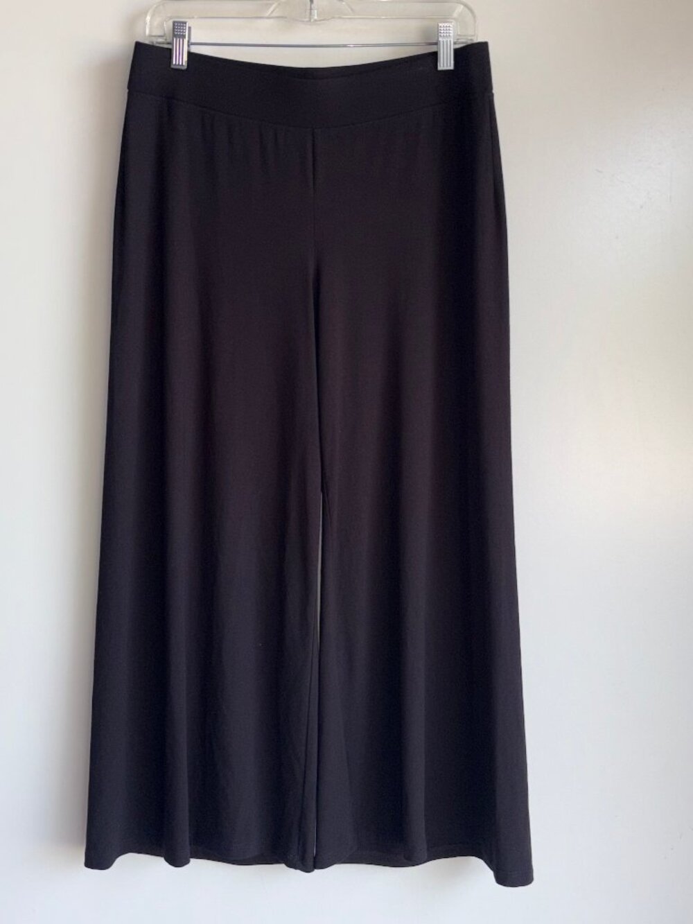 Eileen Fisher Wide Leg Pants Size Large Black